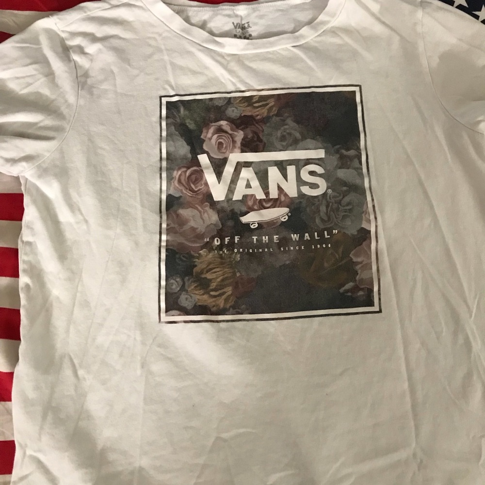 Vans Floral Print Box Tee